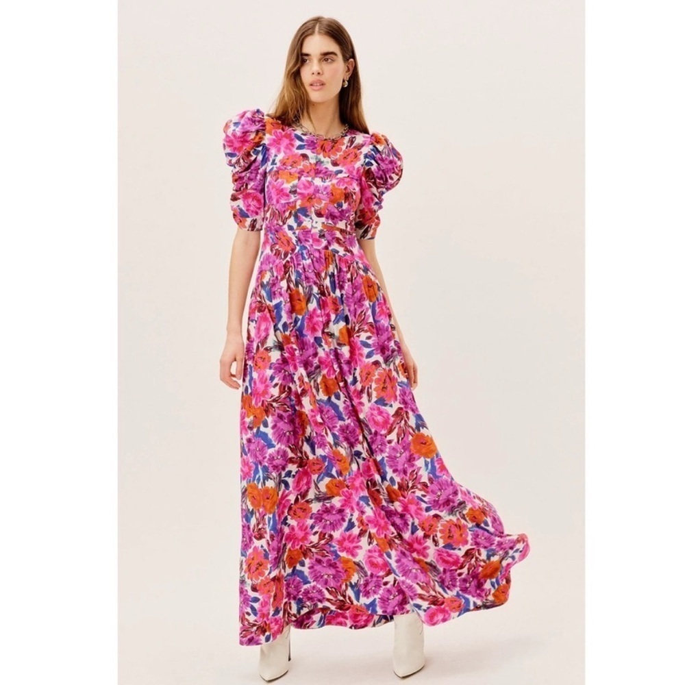 For Love & Lemons NWOT Cassandra Floral Maxi Dress